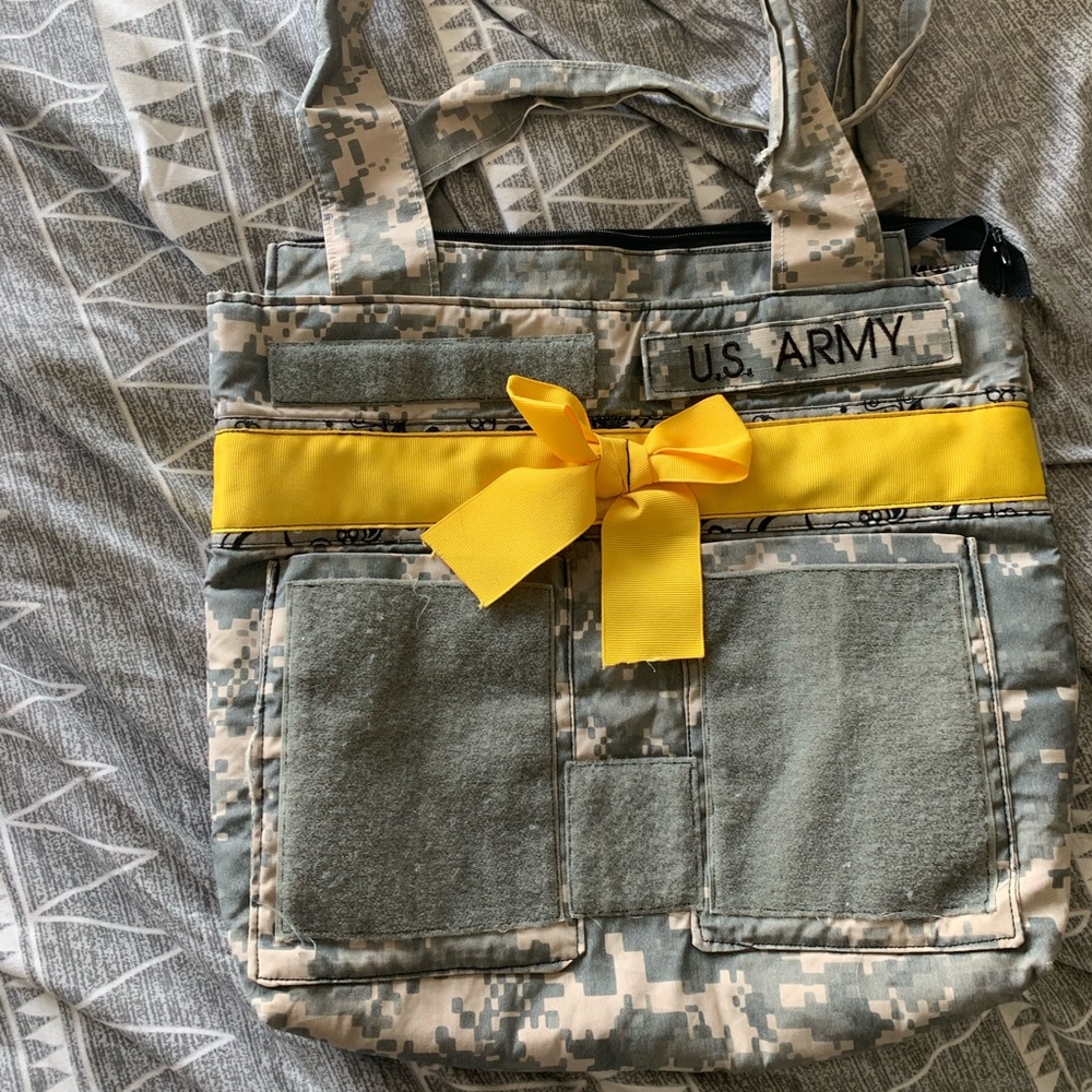 Custom made Army Wife Military Camo Purse